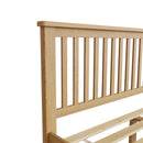 Hemsworth Rustic Oak  Bed 5' King 168 x 211 x 105 cm
