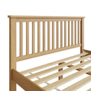 Hemsworth Rustic Oak  Bed 5' King 168 x 211 x 105 cm