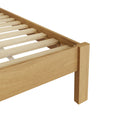 Hemsworth Rustic Oak  Bed 5' King 168 x 211 x 105 cm