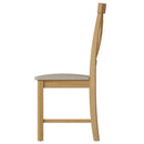Hemsworth Rustic Oak  Pair of Chairs 42 x 49 x 95.5 cm