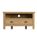 Hemsworth Rustic Oak  Corner TV Unit 90 x 44 x 48 cm