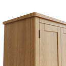 Hemsworth Rustic Oak  Wardrobe 2 Door Full Hanging 85 x 52 x 180 cm