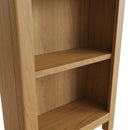 Hemsworth Rustic Oak  Bookcase Large 60 x 25 x 180 cm