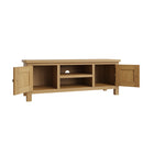Hemsworth Rustic Oak  TV Unit Large 120 x 38 x 45 cm
