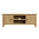 Hemsworth Rustic Oak  TV Unit Large 120 x 38 x 45 cm