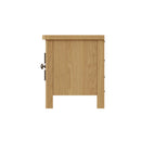 Hemsworth Rustic Oak  TV Unit Large 120 x 38 x 45 cm