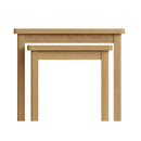 Hemsworth Rustic Oak  Nest of 2 Tables 50 x 32 x 50 cm