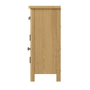 Hemsworth Rustic Oak  Sideboard 90 x 34 x 80 cm