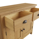 Hemsworth Rustic Oak  Sideboard 90 x 34 x 80 cm
