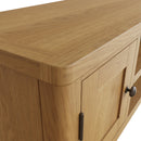 Hemsworth Rustic Oak  TV Unit 90 x 38 x 45 cm