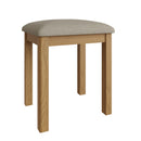 Hemsworth Rustic Oak  Stool 42 x 35 x 48 cm
