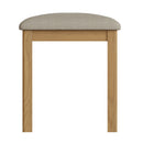 Hemsworth Rustic Oak  Stool 42 x 35 x 48 cm