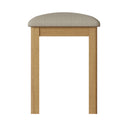 Hemsworth Rustic Oak  Stool 42 x 35 x 48 cm