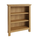 Hemsworth Rustic Oak  Bookcase Small Wide 70 x 22 x 82 cm