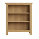 Hemsworth Rustic Oak  Bookcase Small Wide 70 x 22 x 82 cm