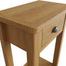 Hemsworth Rustic Oak  Telephone Table 50 x 32 x 75 cm