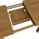 Hemsworth Rustic Oak  Extending Table 1.2m-1.6m 120 x 75 x 78 cm