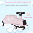 Kids Ride On Wiggle Car - Pink