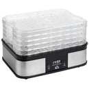 HOMCOM Food Dehydrator 5 Tier 245W - Stainless Steel