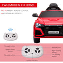 HOMCOM Kids Electric Ride On Car Audi RS Q8 6v - Red
