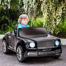 HOMCOM Kids Electric Ride On Car Bentley 12V - Black