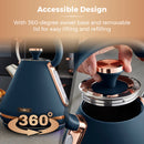 Tower Cavaletto 3KW 1.7 Litre Pyramid Kettle - Midnight Blue