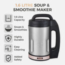 Tower Rose Gold Soup Maker 1.6L
