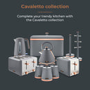 Tower Cavaletto 1000W Stand Mixer with 5L Glass Bowl - Grey