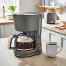 Tower Scandi 900W 1.25 Litre Coffee Maker - Grey
