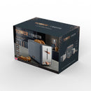 Tower Cavaletto 2 Slice Stainless Steel Toaster - Grey