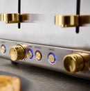 Tower Cavaletto 4 Slice Stainless Steel Toaster - White