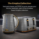 Tower Empire 4 Slice Toaster - Grey