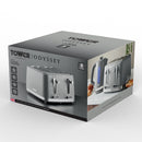 Tower Odyssey 4 Slice Toaster - Grey