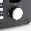 Tower Ash 2 Slice Toaster - Grey