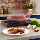 Tower Cerastone 20cm & 28cm Fry Pan Set - Rose Pink