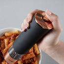 Tower Rose Gold Electric Salt and Pepper Mill -  Black