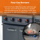 Tower Stealth Plus Four Burner BBQ