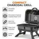 Tower Compact Portable BBQ Grill - Black