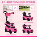 HOMCOM Kids Pink Ride On Car Mercedes Benz G350 - with Sun Shade