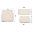 Outsunny-Rattan 6  Seat Cushion replacement set