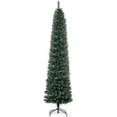 Christmas Tree Snow Dipped Pencil 6.5ft