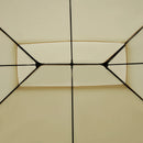 Outsunny Metal Gazebo 4m x 3(m)  Beige