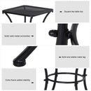 Outsunny Patio End Table - Black