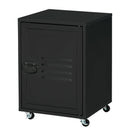 HOMCOM Filing Cabinet with Metal Door 55x38x38cm Black
