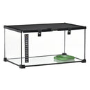 PawHut Glass Reptile Terrarium Habitats for Lizards, Frogs, Snake 50 x 30 x 25cm