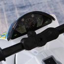 HOMCOM Kids Ride-On Police Bike with 3 Wheels - Blue