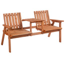 Outsunny-2 Seater Garden Bench With Table