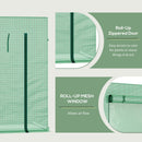 Outsunny Outdoor Greenhouse Poly Tunnel Plants Reinforced Top Cover 1.98 X 0.77 X 1.49 M
