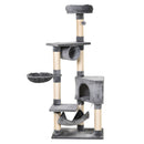 PawHut 150CM Cat Tree Tower Kittens Activity Stand House Scratching Posts