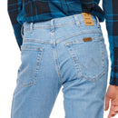 Wrangler Durable Basic Regular Fit Low Stretch Jeans in Light Wash